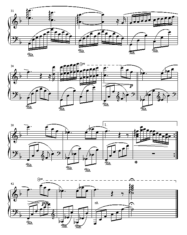 眼底的晴空钢琴曲谱（图3）