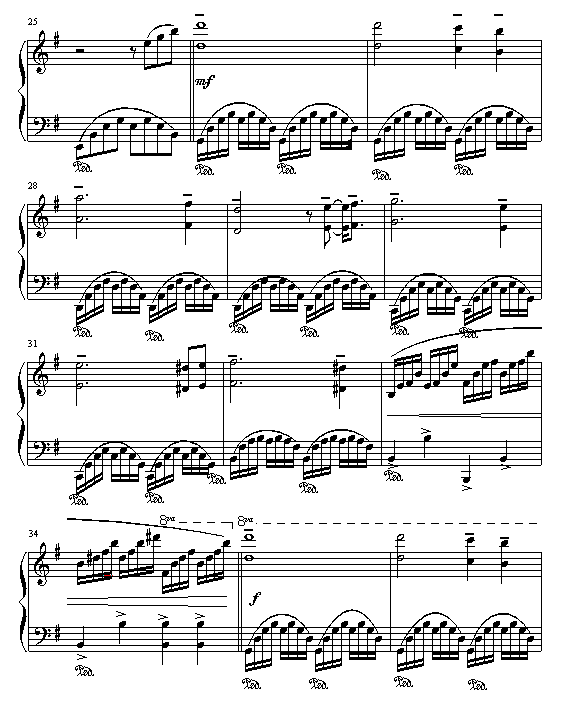 绿袖子-愛爾蘭咖啡钢琴曲谱（图3）