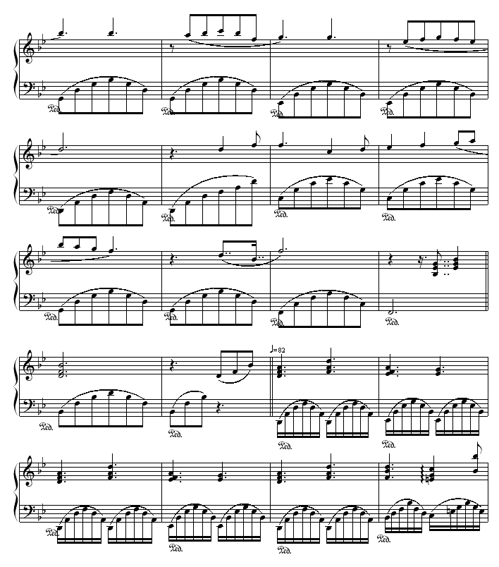 记忆钢琴曲谱（图2）