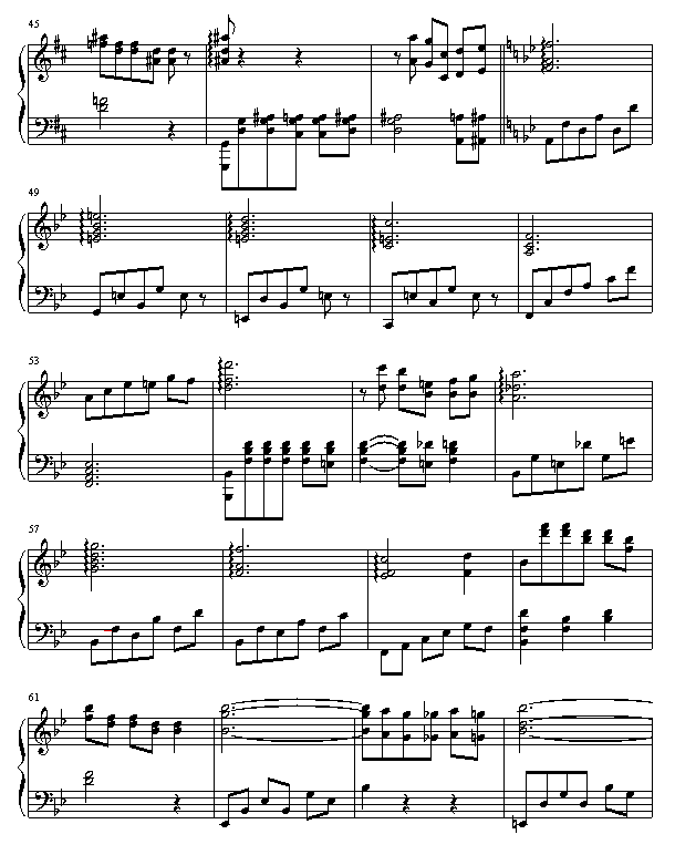 回忆钢琴曲谱（图3）