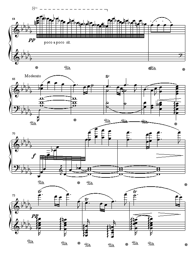 云雀钢琴曲谱（图8）