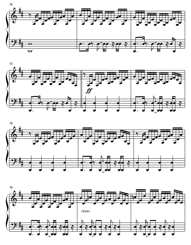 回到金字塔钢琴曲谱（图6）