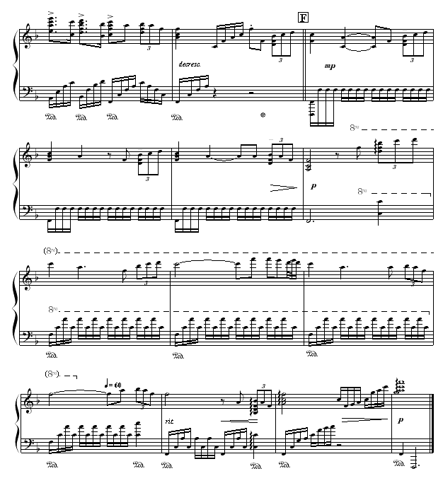 火战车钢琴曲谱（图4）
