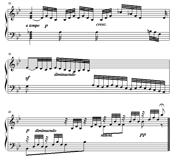 降B大调序曲钢琴曲谱（图4）