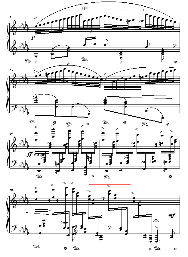 云雀钢琴曲谱（图6）