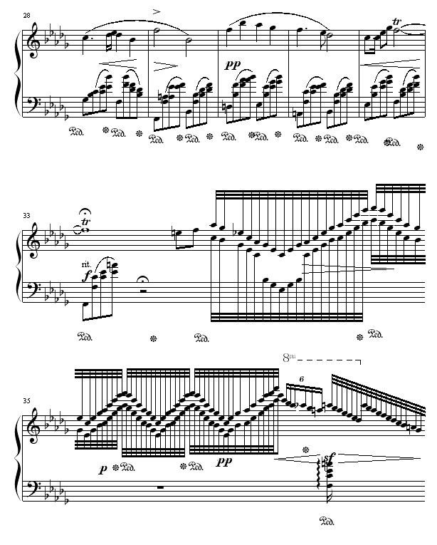 云雀钢琴曲谱（图3）