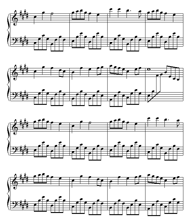 Snowdreams钢琴曲谱（图3）