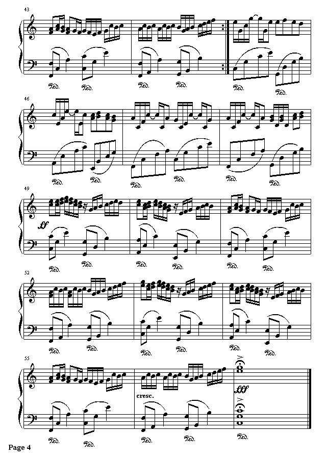 Canon (with piano)钢琴曲谱（图4）