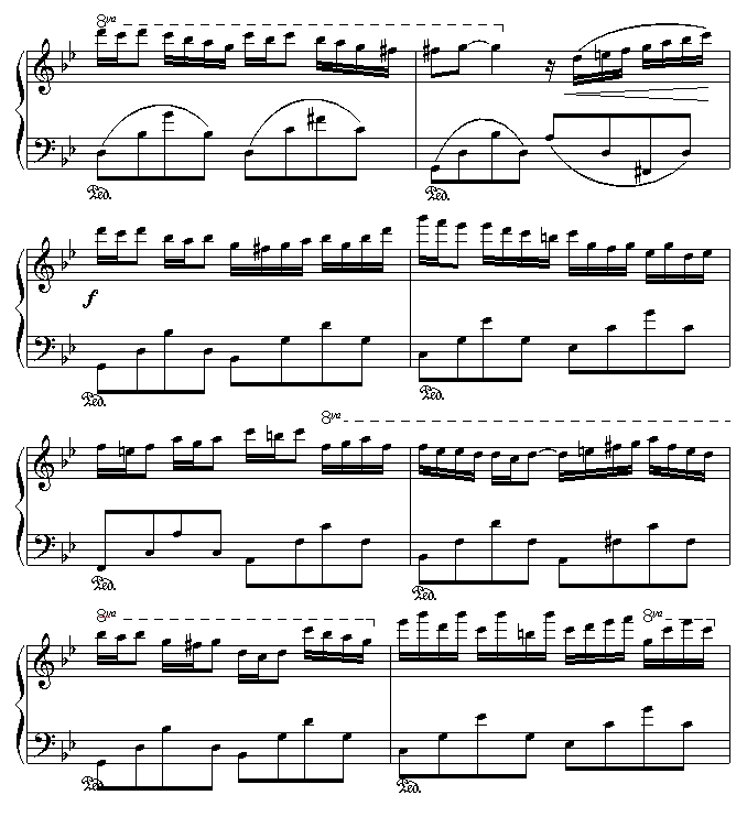 星空的旋律-滴漏钢琴曲谱（图9）