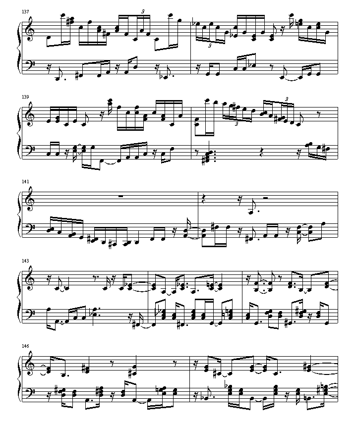 绮想輪旋曲钢琴曲谱（图17）