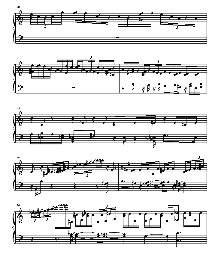 绮想輪旋曲钢琴曲谱（图15）