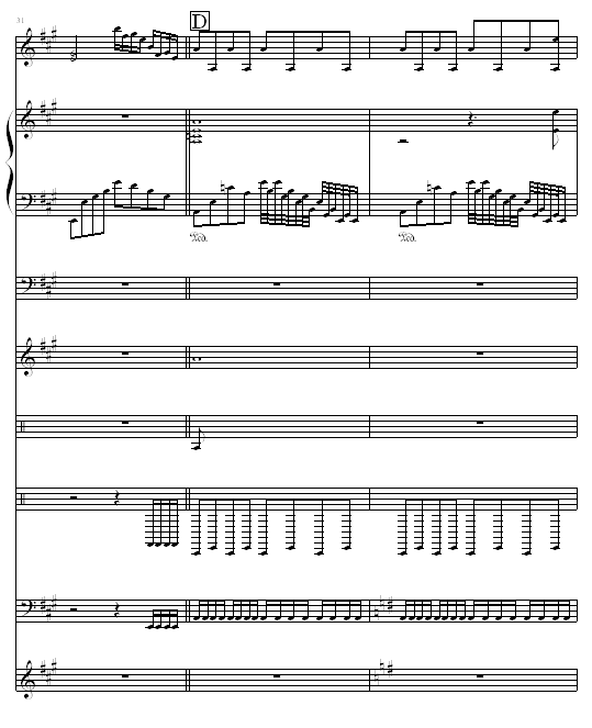 幽灵狂想曲钢琴曲谱（图11）