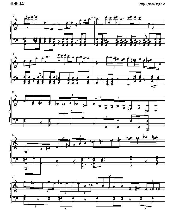 绮想輪旋曲钢琴曲谱（图2）
