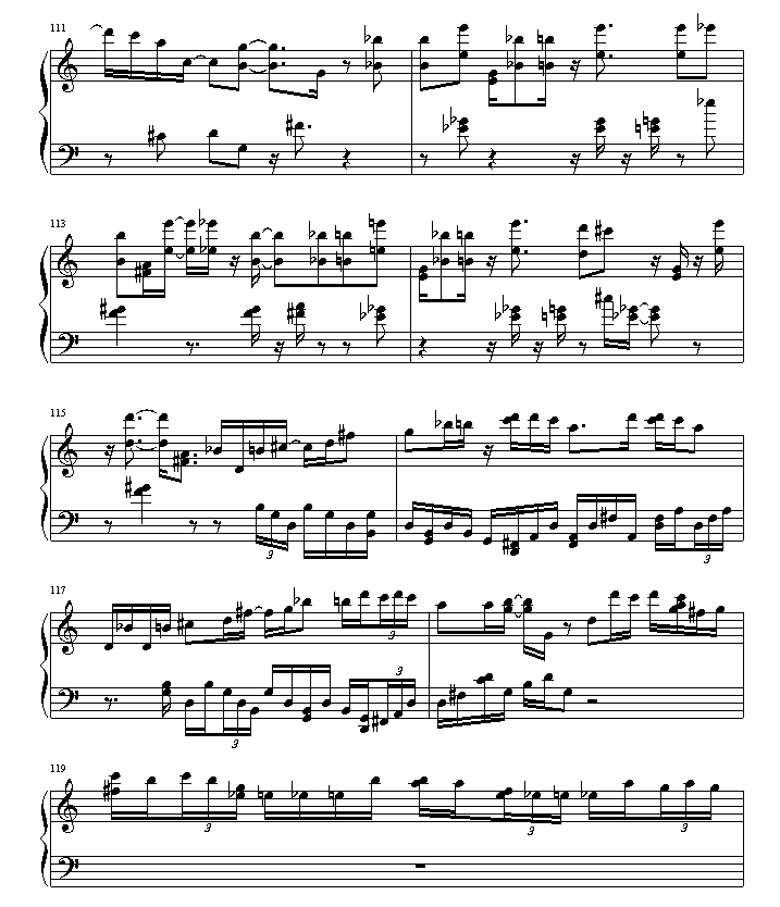 绮想輪旋曲钢琴曲谱（图14）
