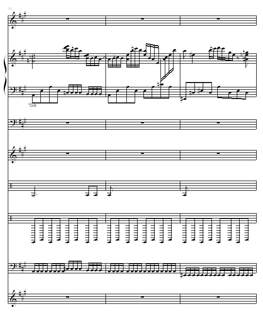 幽灵狂想曲钢琴曲谱（图5）
