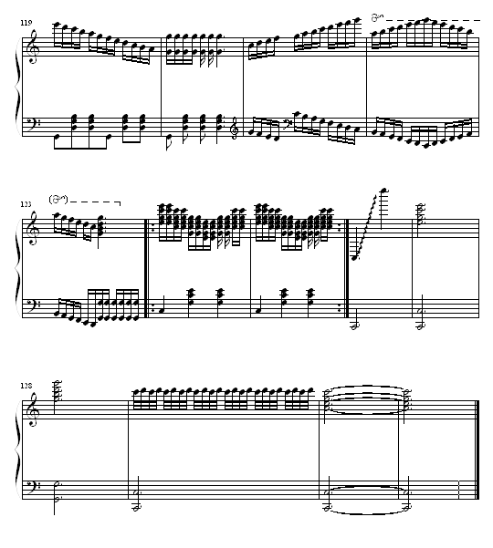 狂欢圆舞曲钢琴曲谱（图8）