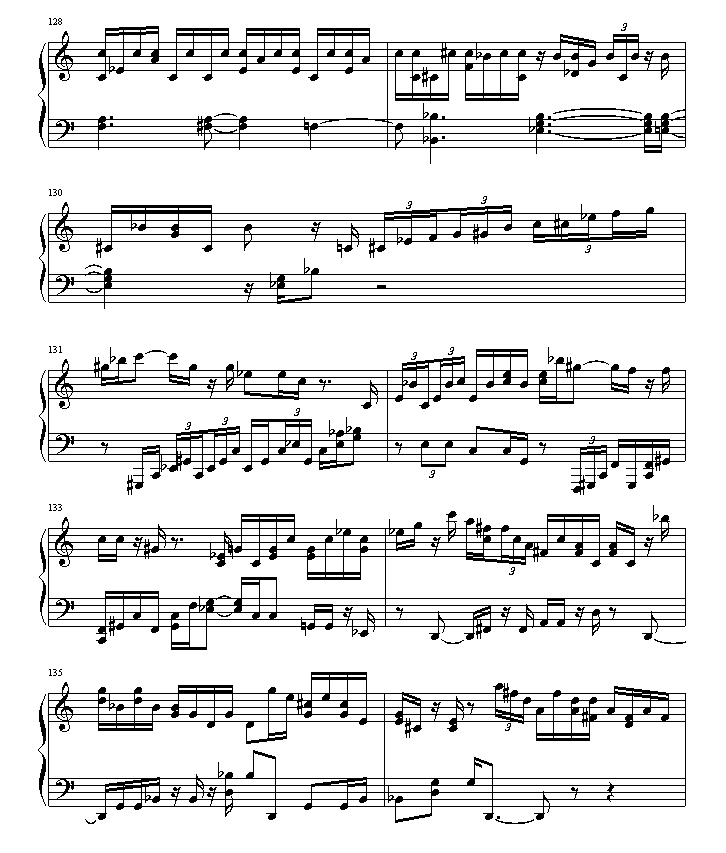 绮想輪旋曲钢琴曲谱（图16）
