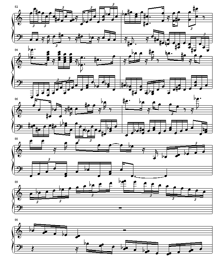 绮想輪旋曲钢琴曲谱（图11）
