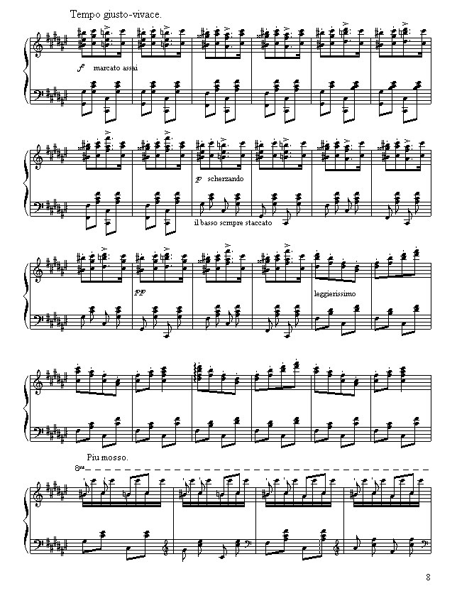匈牙利狂想曲第二号钢琴曲谱（图8）