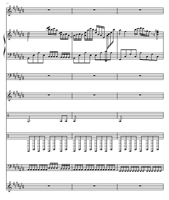 幽灵狂想曲钢琴曲谱（图15）