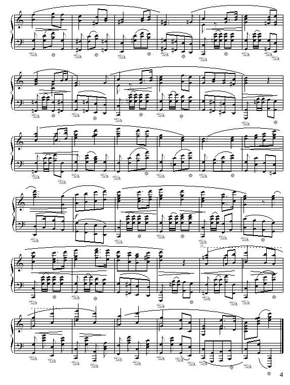 进行曲钢琴曲谱（图4）
