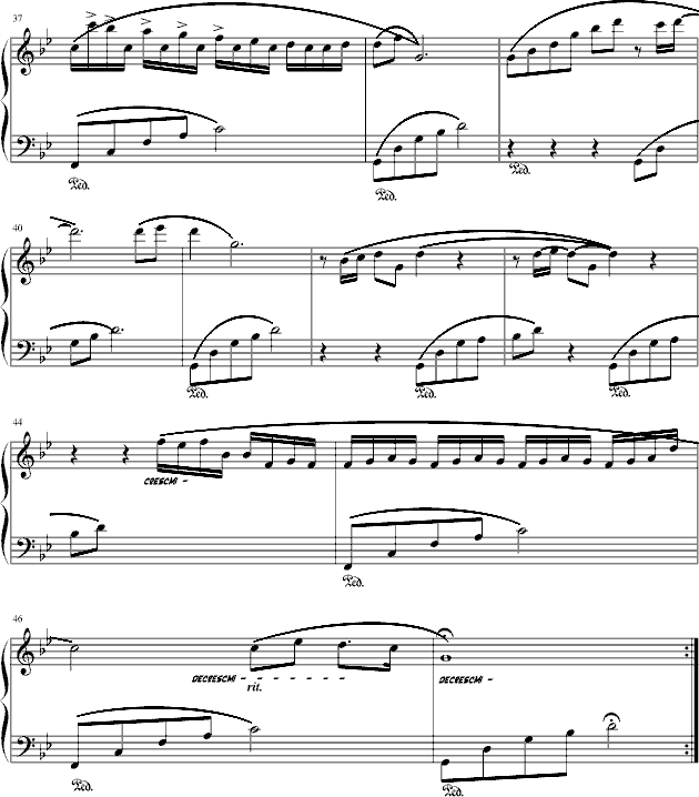 心声---第一钢琴奏鸣曲钢琴曲谱（图4）