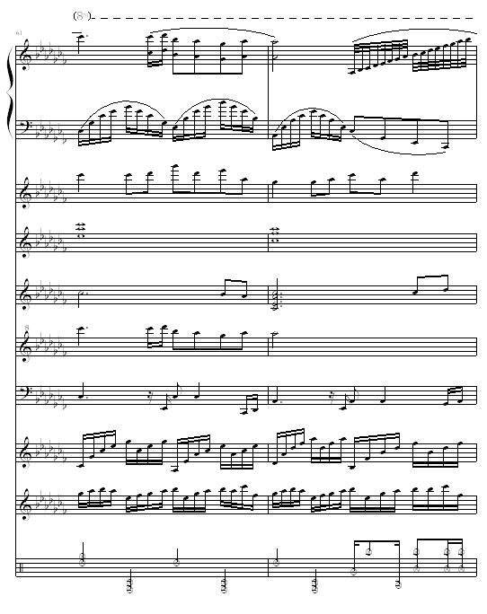 生活的旋律（全谱）钢琴曲谱（图23）