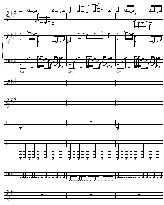幽灵狂想曲钢琴曲谱（图12）