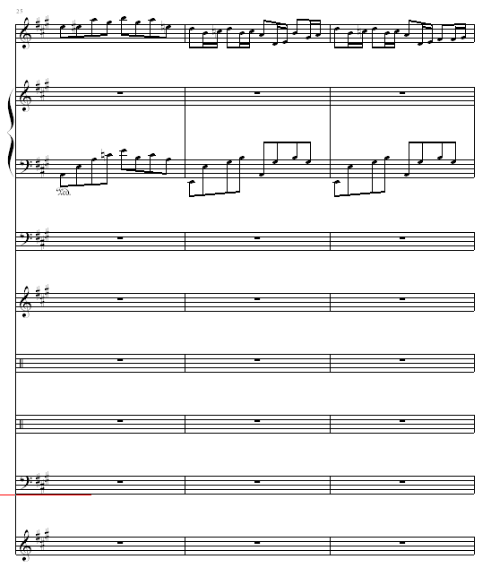 幽灵狂想曲钢琴曲谱（图9）