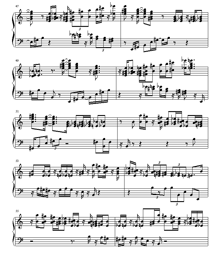 绮想輪旋曲钢琴曲谱（图7）