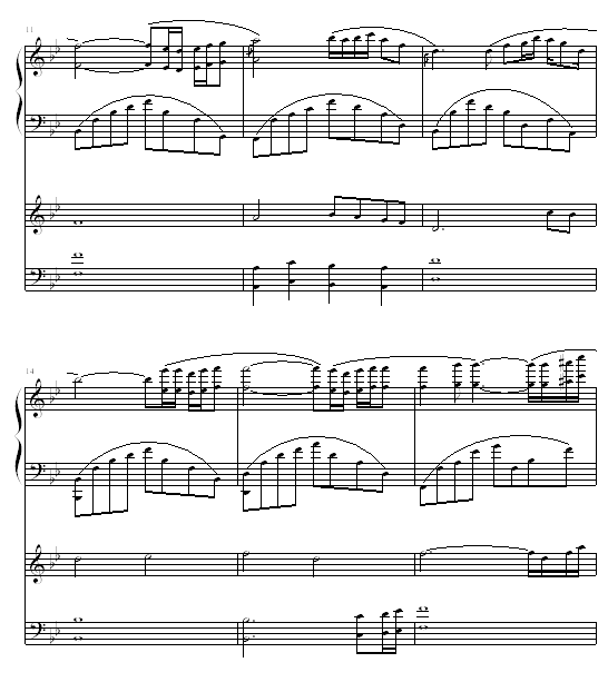 生活的旋律（全谱）钢琴曲谱（图3）