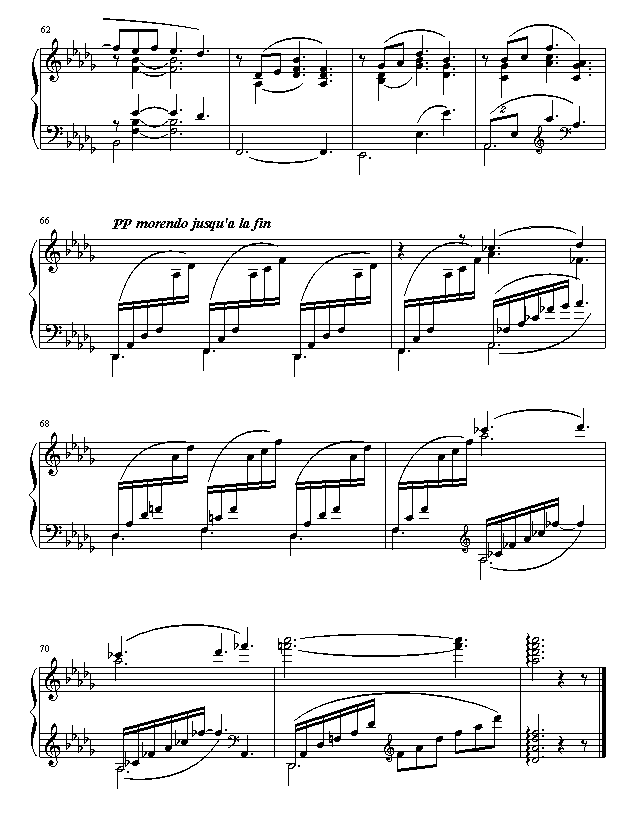 出埃及记钢琴曲谱（图3）