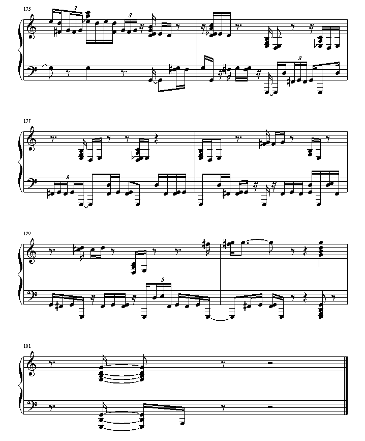 绮想輪旋曲钢琴曲谱（图21）