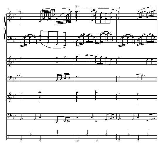 生活的旋律（全谱）钢琴曲谱（图6）