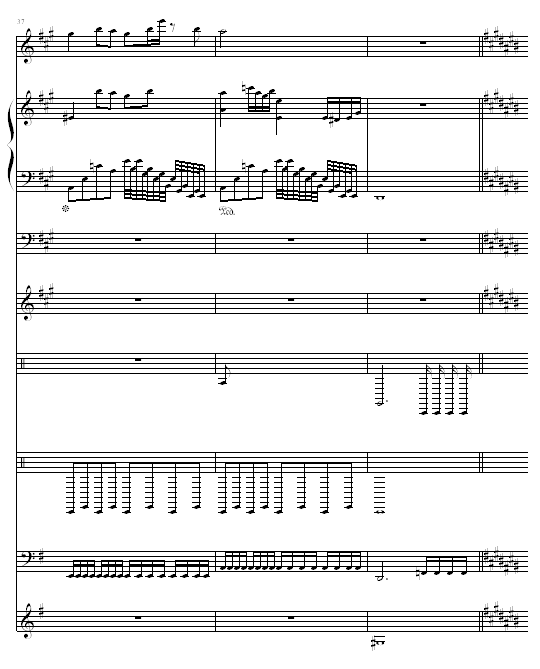 幽灵狂想曲钢琴曲谱（图13）