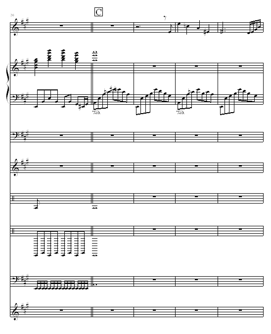 幽灵狂想曲钢琴曲谱（图8）