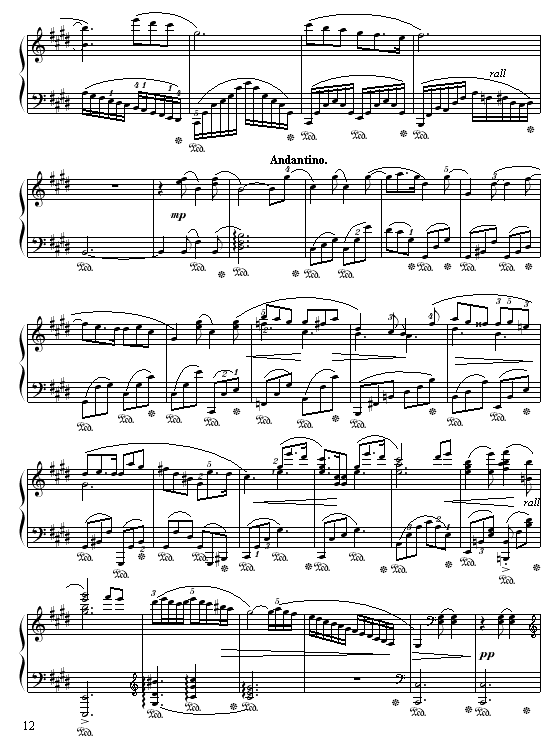 落叶的梦第二首钢琴曲谱（图12）