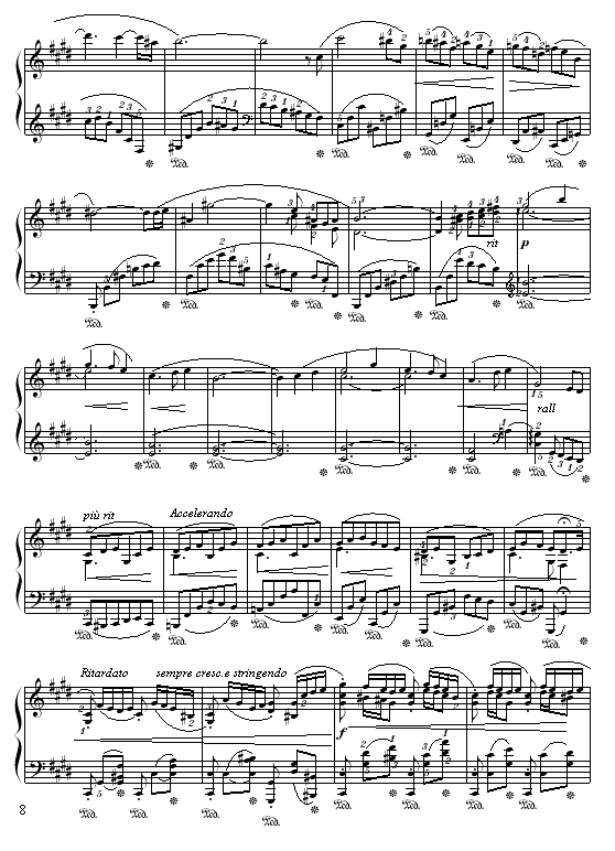 落叶的梦第二首钢琴曲谱（图8）