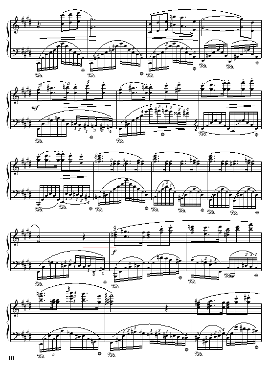 落叶的梦第二首钢琴曲谱（图10）