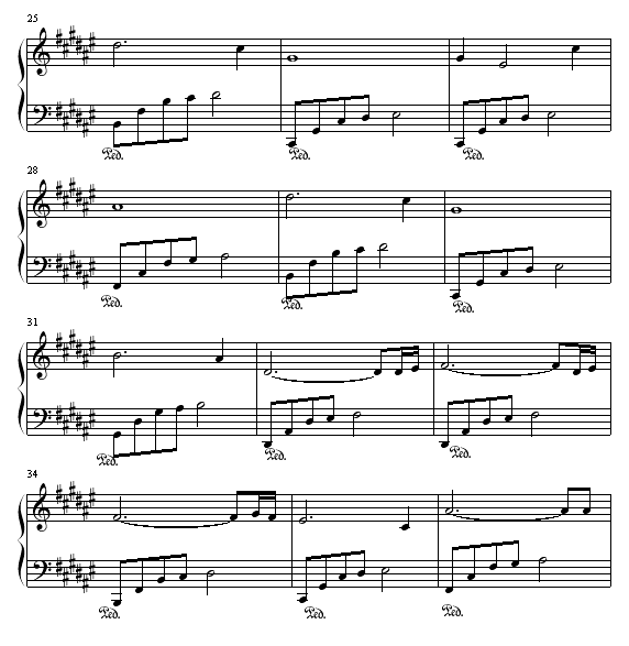 梦想的起飞钢琴曲谱（图3）