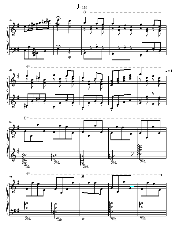 谐谑曲钢琴曲谱（图4）