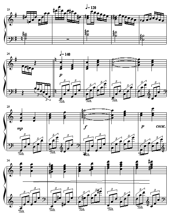 谐谑曲钢琴曲谱（图2）