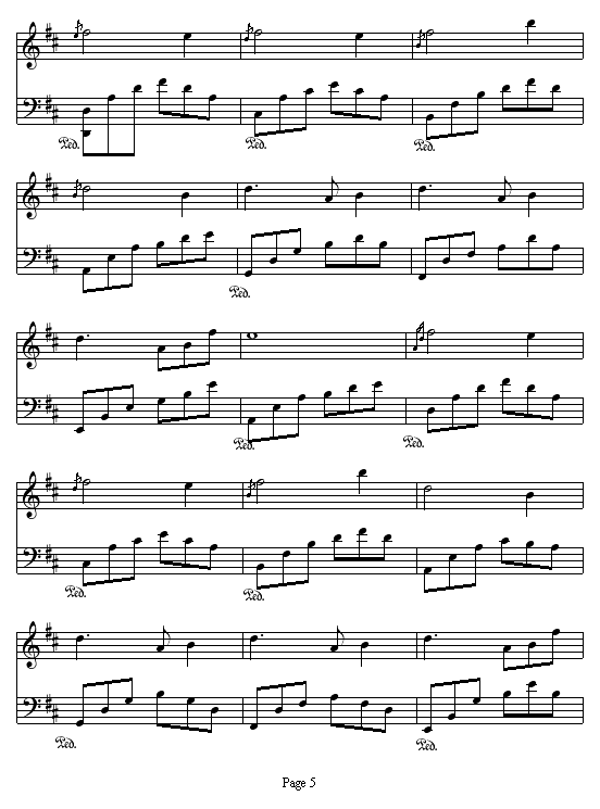 拂堤若雨钢琴曲谱（图5）