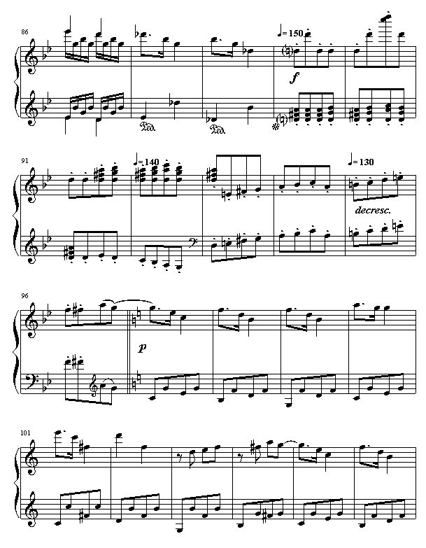 小奏鸣曲.至莫扎特钢琴曲谱（图5）