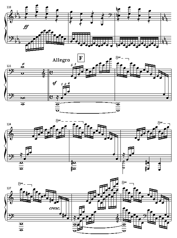 c大调练习曲钢琴曲谱（图11）