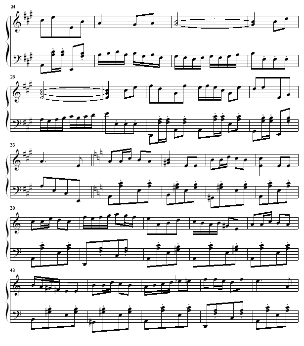 舞艺钢琴曲谱（图2）