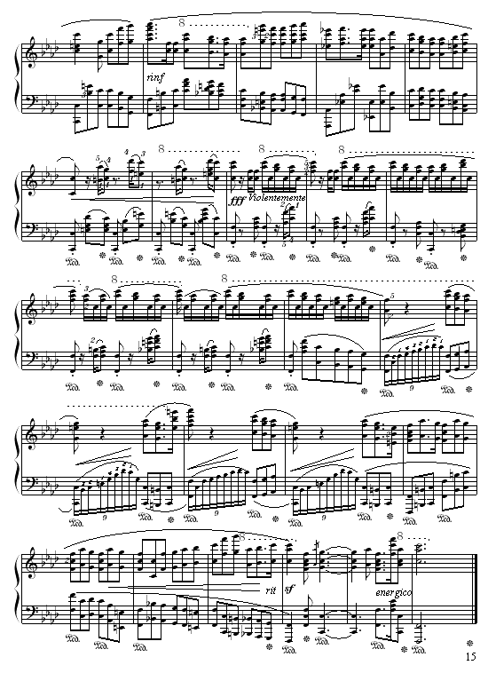 落叶的梦第二首钢琴曲谱（图15）