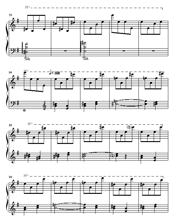 谐谑曲钢琴曲谱（图5）