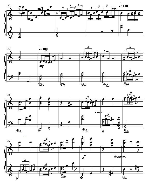 小奏鸣曲.至莫扎特钢琴曲谱（图7）