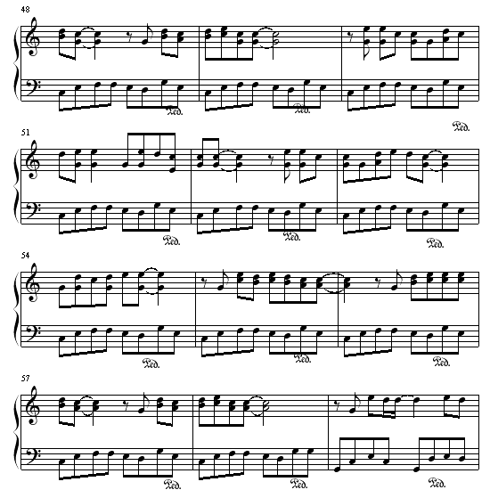 爱钢琴曲谱（图5）